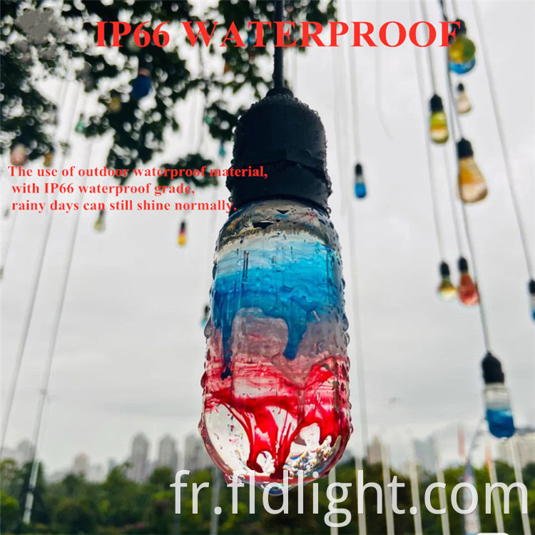 Warm light 1w colorful wishing bottle